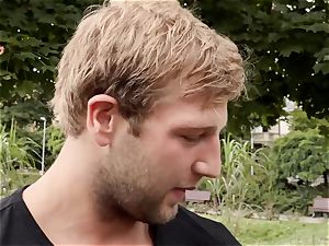 fucksluts ABROAD - torrid sex with German blonde tourist