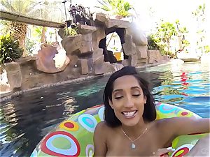 bikini hottie Chloe Amour drilled after a dip in the pool